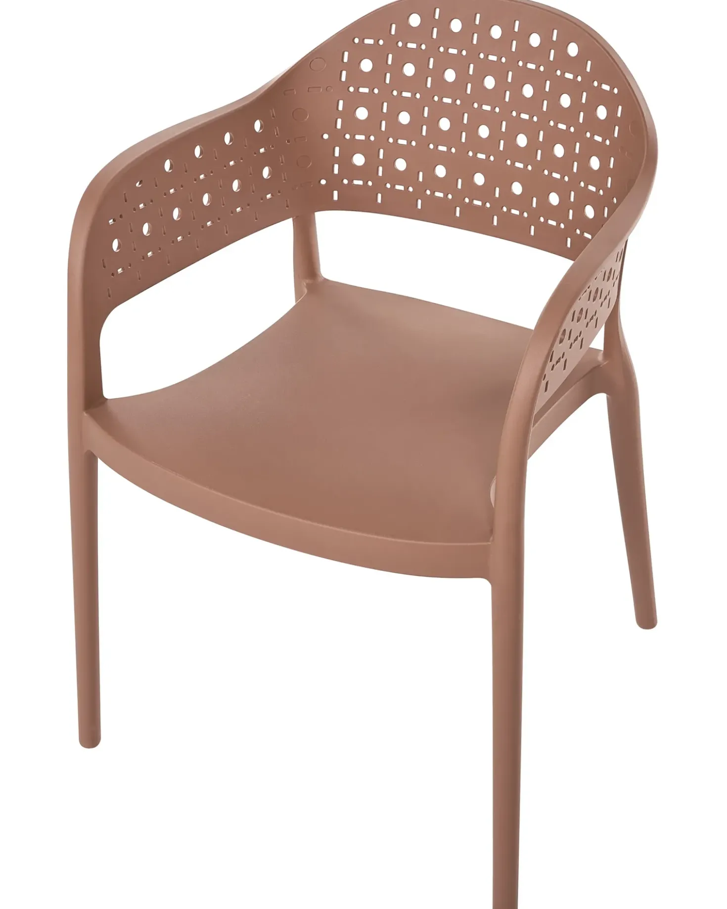 Set di 4 sedie NARINO Marrone