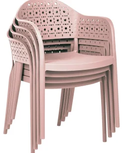 Set di 4 sedie NARINO Rosa