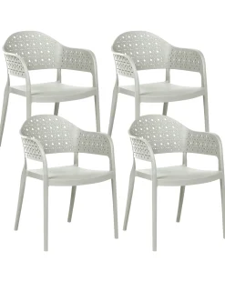 Set di 4 sedie NARINO Verde chiaro