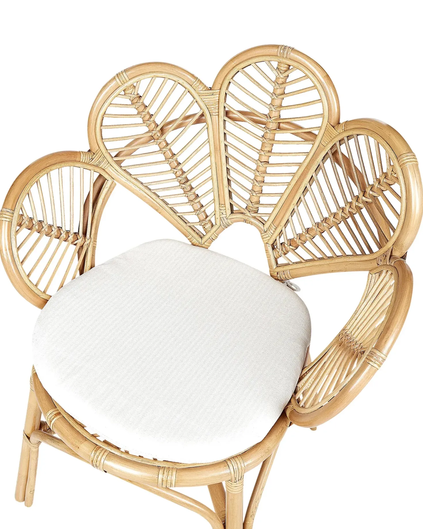 Set di 2 sedie Peacock FLORENTINE II Rattan Naturale