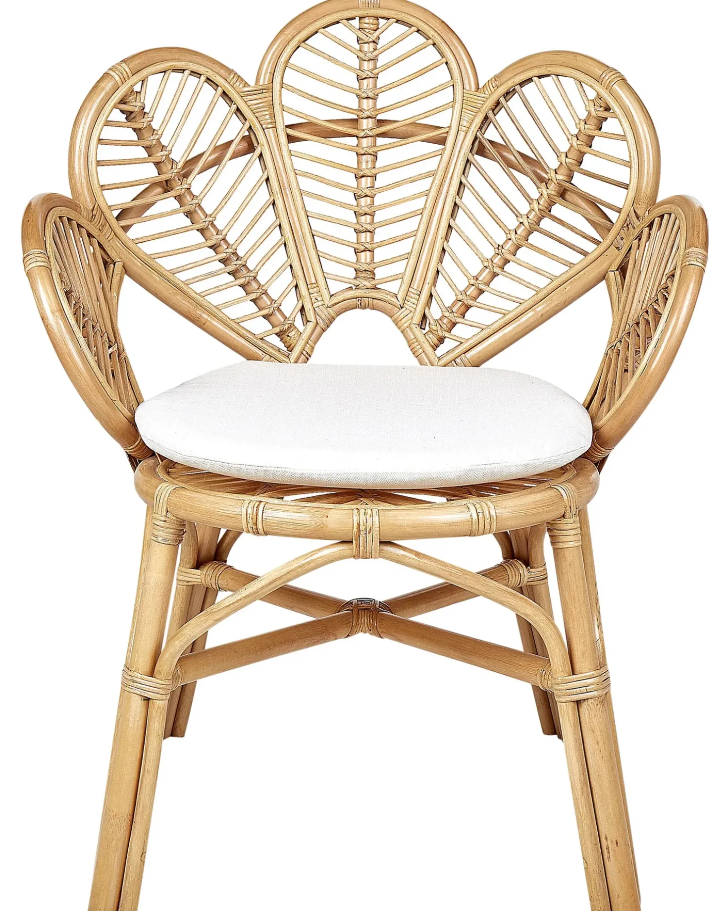 Set di 2 sedie Peacock FLORENTINE II Rattan Naturale