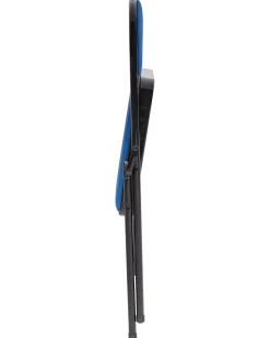 Set di 4 sedie pieghevoli SPARKS Metallo Blu/Nero