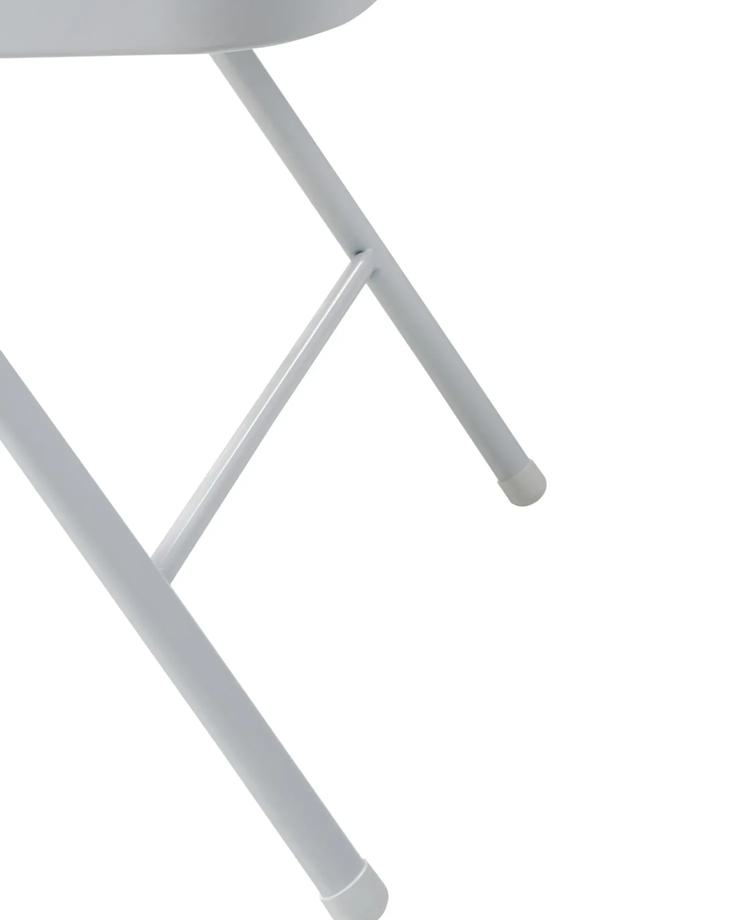Set di 4 sedie pieghevoli SHASTA Metallo Bianco