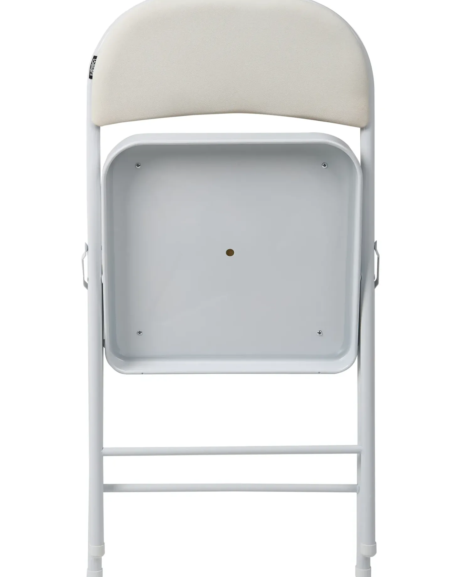 Set di 4 sedie pieghevoli SHASTA Metallo Bianco