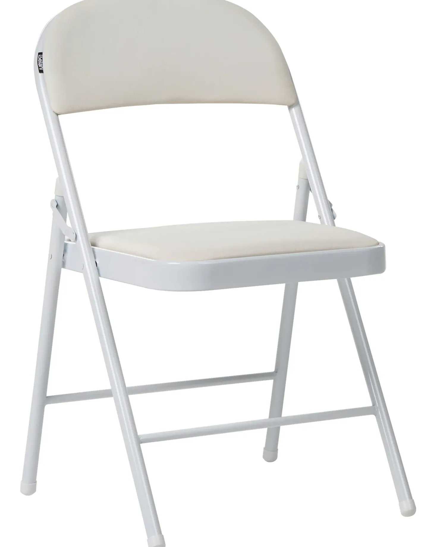 Set di 4 sedie pieghevoli SHASTA Metallo Bianco