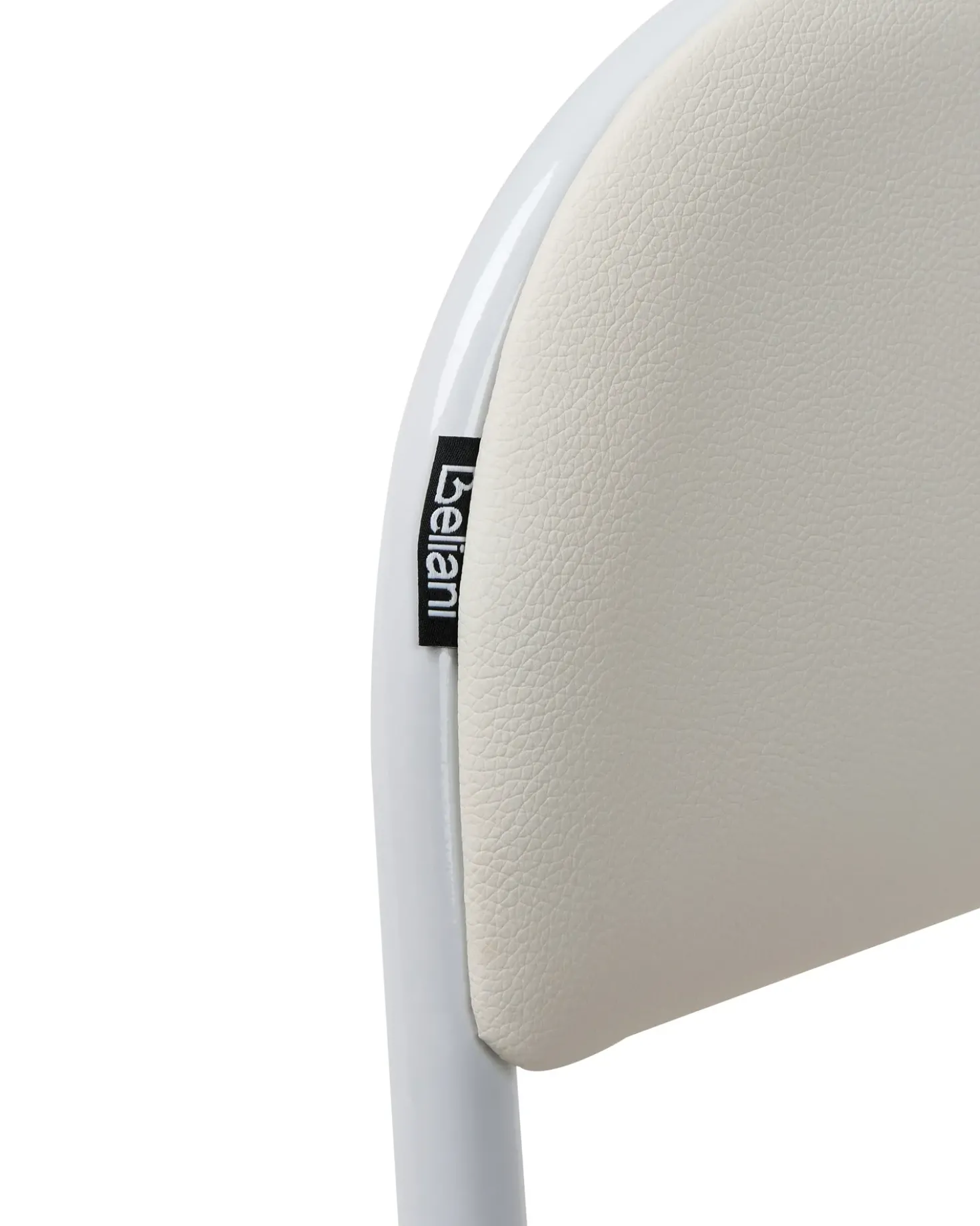 Set di 4 sedie pieghevoli SHASTA Metallo Bianco