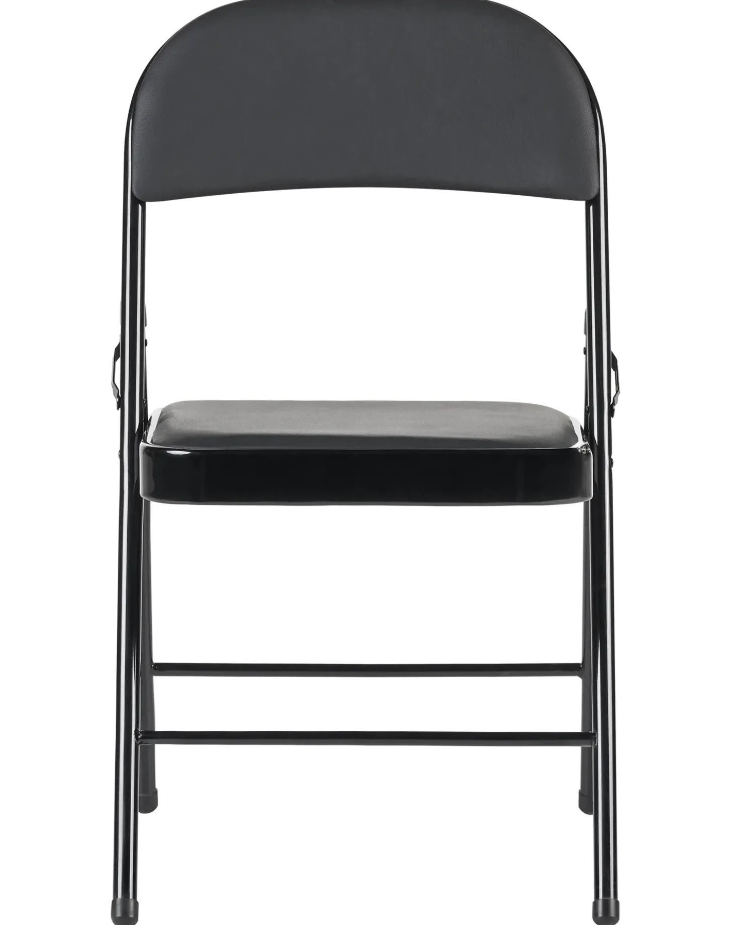 Set di 4 sedie pieghevoli SHASTA Metallo Nero