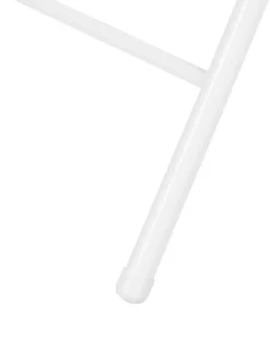 Set di 4 sedie pieghevoli SPARKS Metallo Grigio chiaro/Bianco