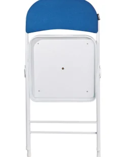 Set di 4 sedie pieghevoli SPARKS Metallo Blu/Bianco
