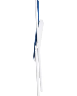 Set di 4 sedie pieghevoli SPARKS Metallo Blu/Bianco