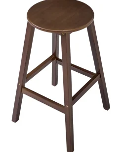 Set di 2 sgabelli da bar ANCELLE Bambù Marrone scuro