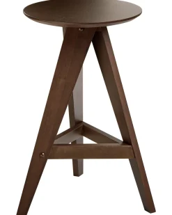 Set di 2 sgabelli da bar AROMA Legno Marrone scuro