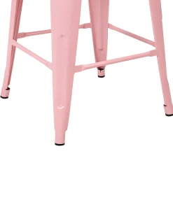 Set di 2 sgabelli da bar CABRILLO Metallo Rosa