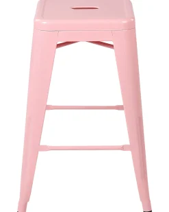 Set di 2 sgabelli da bar CABRILLO Metallo Rosa