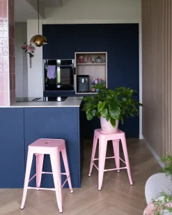 Set di 2 sgabelli da bar CABRILLO Metallo Rosa