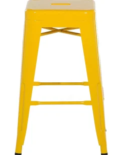 Set di 2 sgabelli da bar CABRILLO Metallo Giallo