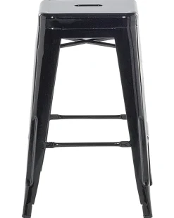 Set di 2 sgabelli da bar CABRILLO Metallo Nero