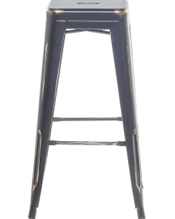 Set di 2 sgabelli da bar CABRILLO Metallo Nero