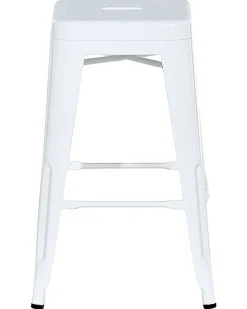 Set di 2 sgabelli da bar CABRILLO Metallo Bianco