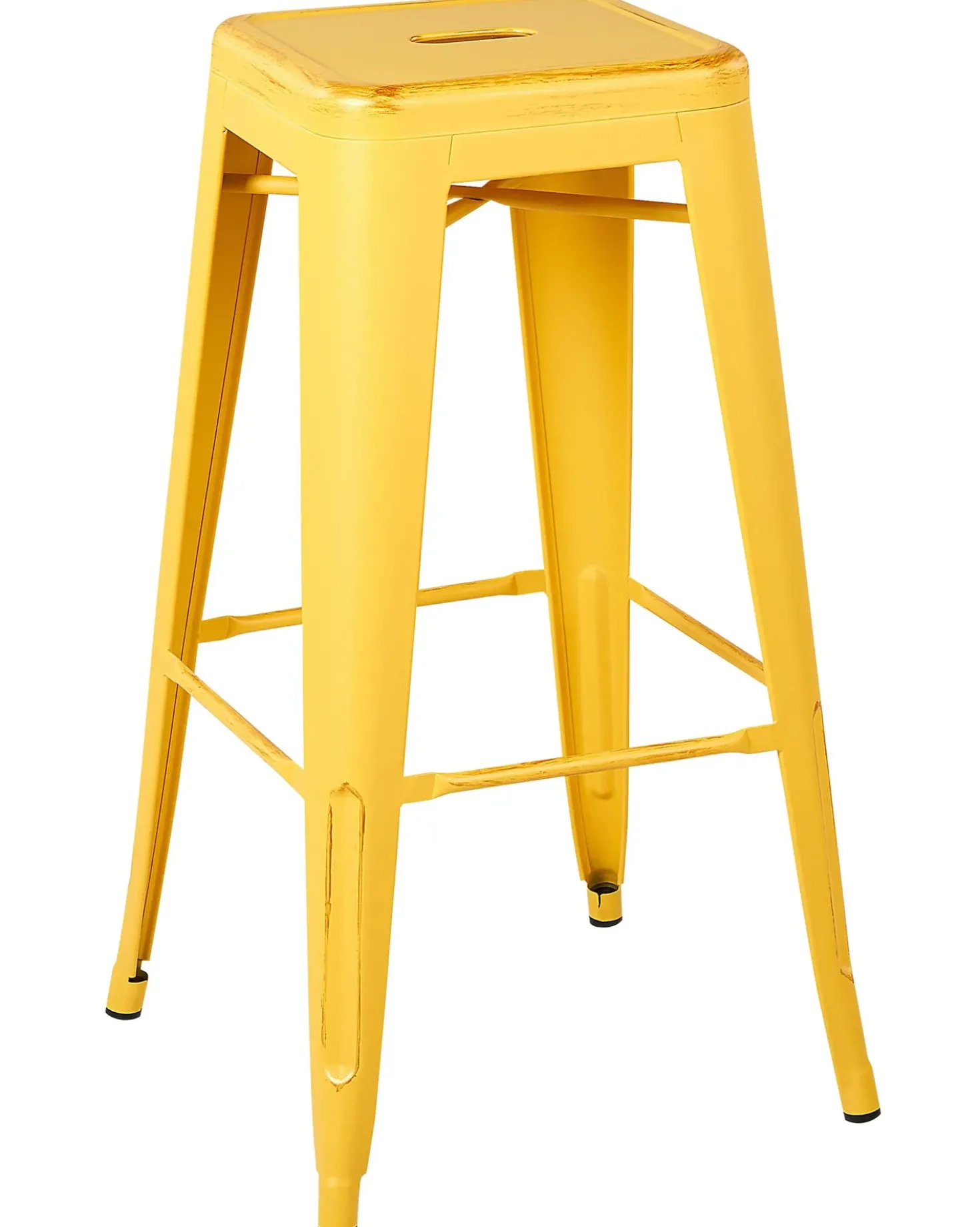 Set di 2 sgabelli da bar CABRILLO Metallo Giallo