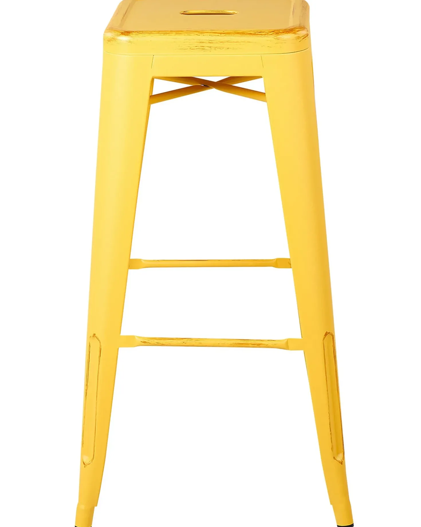 Set di 2 sgabelli da bar CABRILLO Metallo Giallo