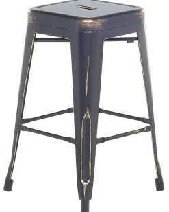 Set di 2 sgabelli da bar CABRILLO Metallo Nero