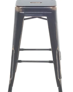 Set di 2 sgabelli da bar CABRILLO Metallo Nero