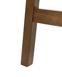Set di 2 sgabelli da bar DIXON Legno Bianco sporco/Marrone scuro