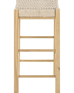 Set di 2 sgabelli da bar EMBRUN Legno Marrone chiaro