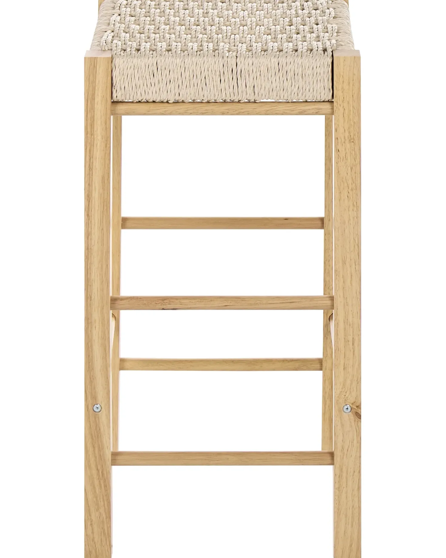 Set di 2 sgabelli da bar EMBRUN Legno Marrone chiaro