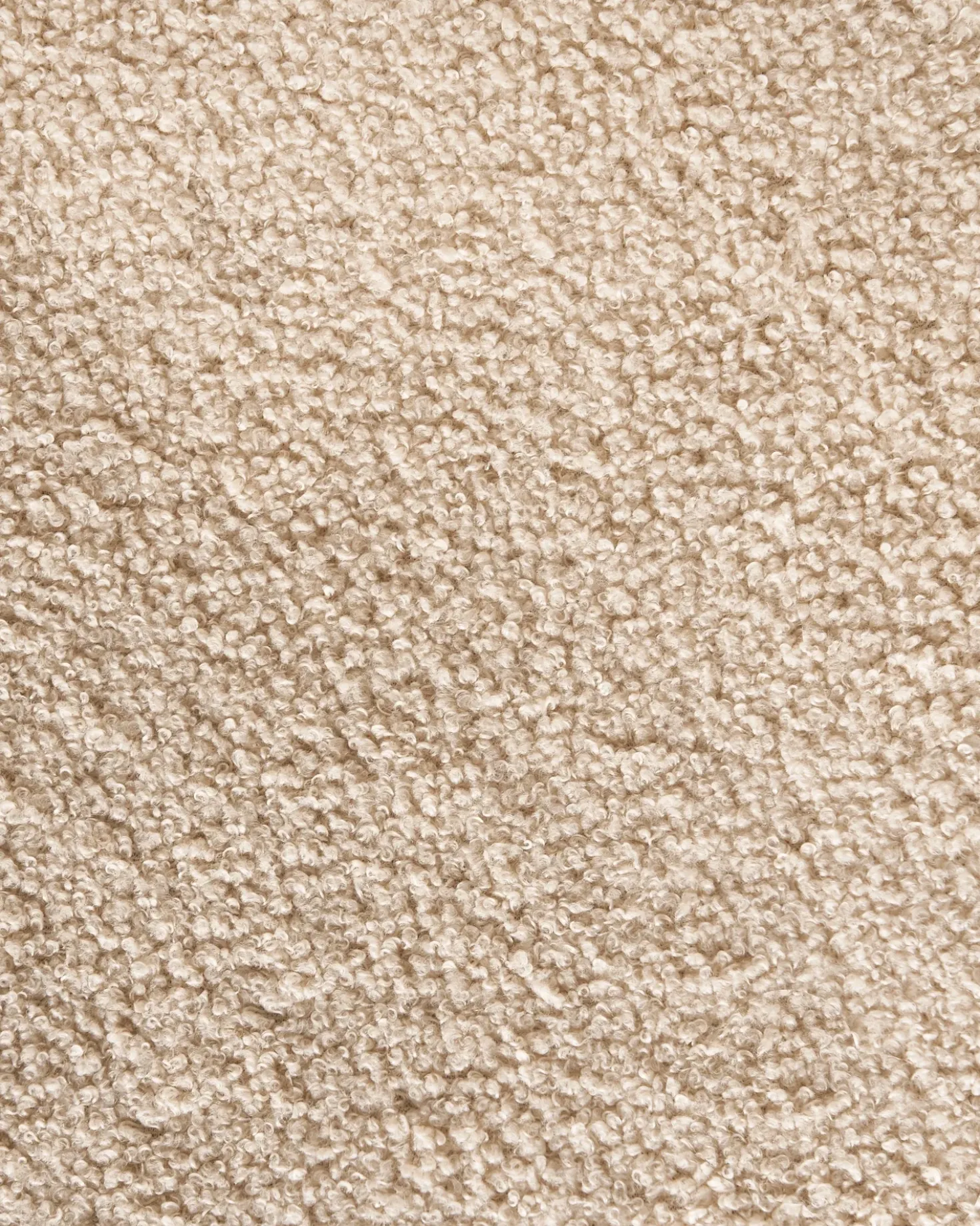 Set di 2 sgabelli da bar KAHLA Bouclé Beige chiaro