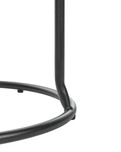 Set di 2 sgabelli da bar MILROY Pelle sintetica Grigio chiaro