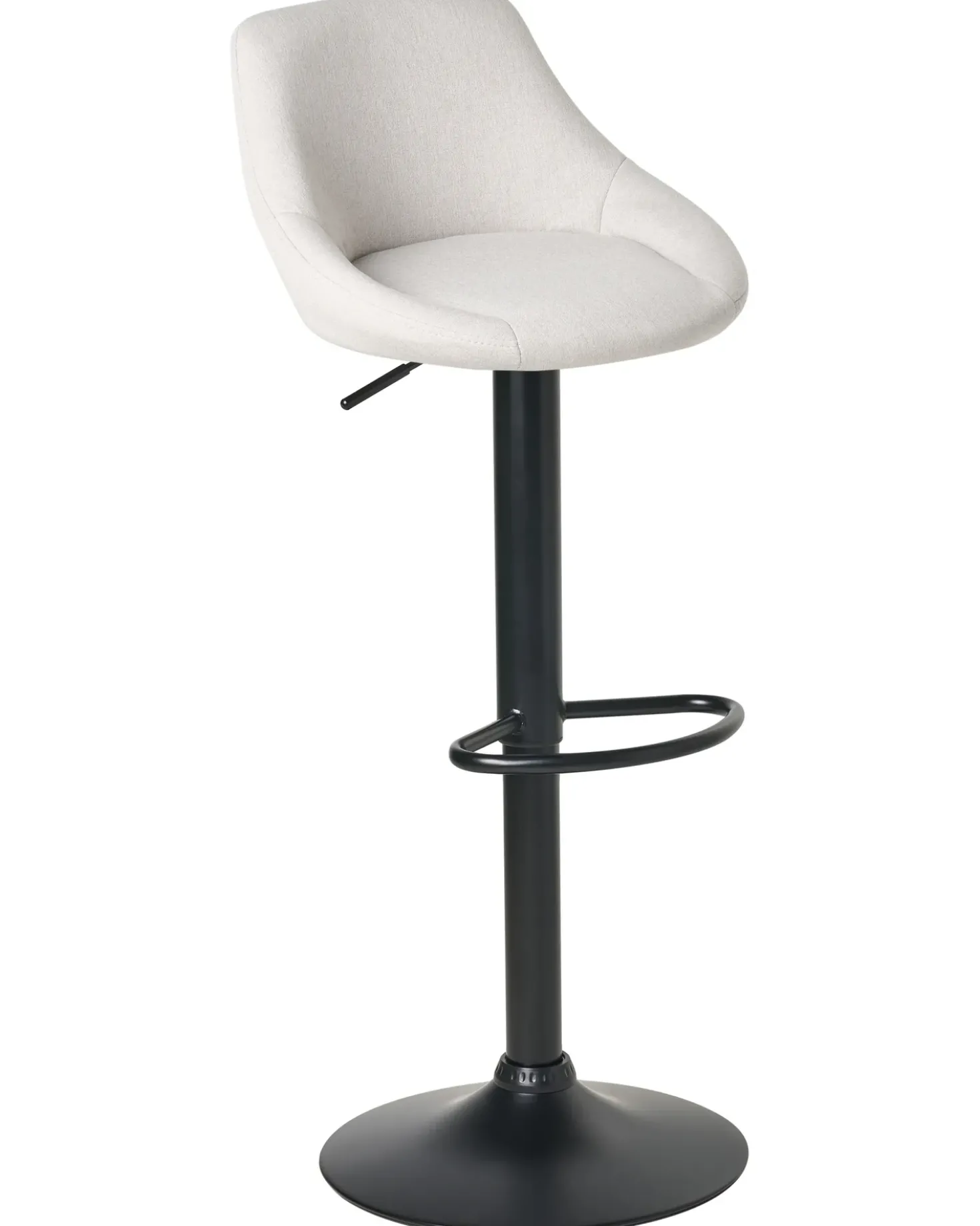Set di 2 sgabelli da bar MEDULIN Tessuto Grigio chiaro