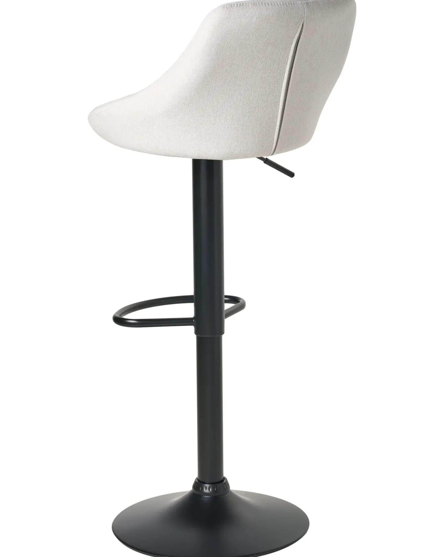 Set di 2 sgabelli da bar MEDULIN Tessuto Grigio chiaro