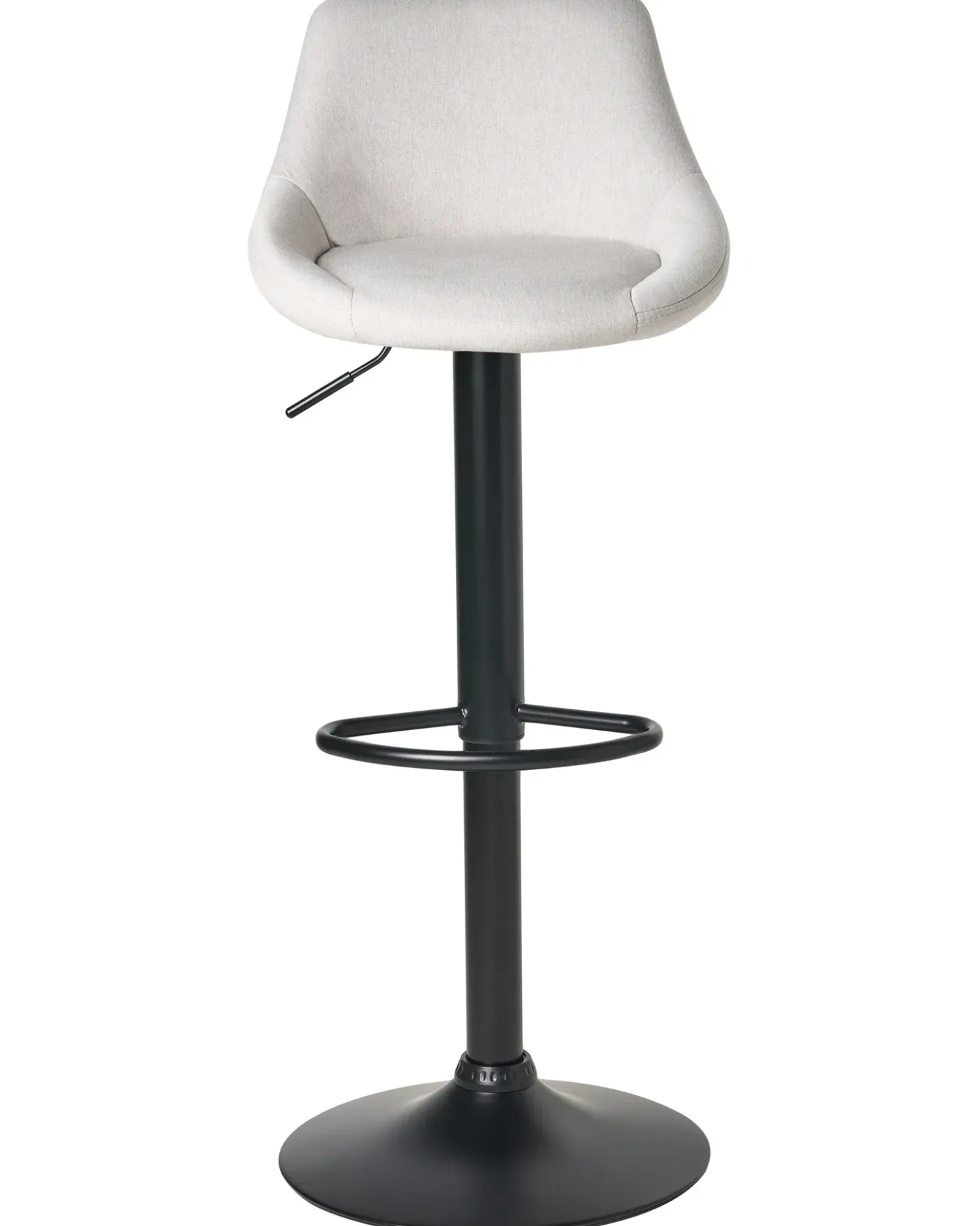 Set di 2 sgabelli da bar MEDULIN Tessuto Grigio chiaro