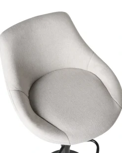 Set di 2 sgabelli da bar MEDULIN Tessuto Grigio chiaro