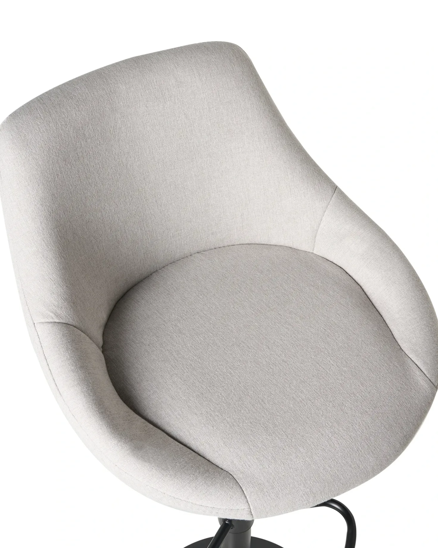 Set di 2 sgabelli da bar MEDULIN Tessuto Grigio chiaro
