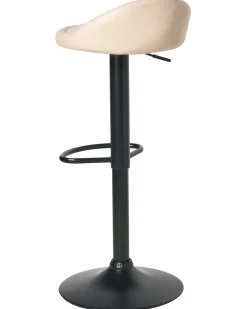 Set di 2 sgabelli da bar MEEDER Pelle sintetica Beige chiaro
