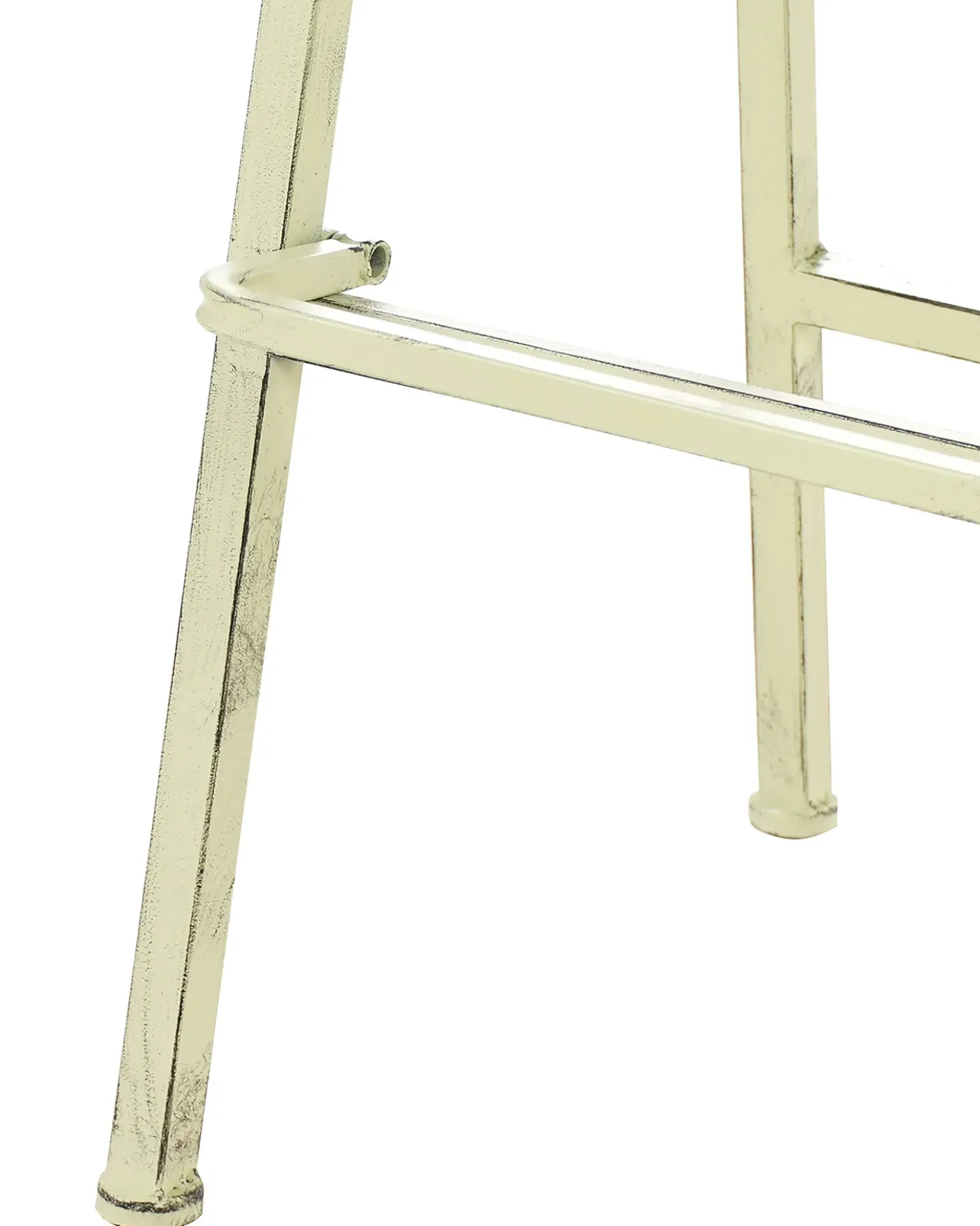 Set di 2 sgabelli da bar per giardino BIVIO Pieghevole Metallo Verde chiaro
