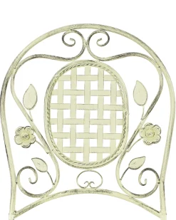 Set di 2 sgabelli da bar per giardino BIVIO Pieghevole Metallo Verde chiaro