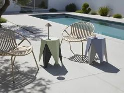 Set di 4 sgabelli da giardino KARAVOS Multicolore
