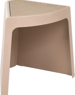 Set di 4 sgabelli da giardino EVROS Beige