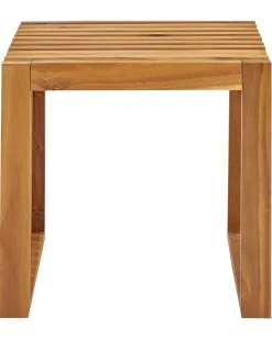 Set di 3 sgabelli da giardino BELLANO Legno d'acacia Marrone