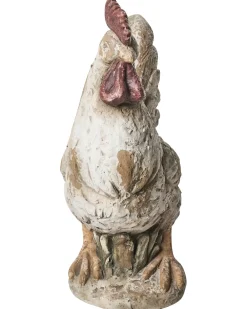 Set di 2 statue da giardino SPECCHIA Gallo Beige