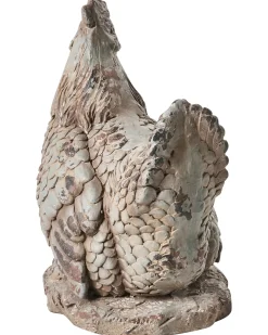 Set di 2 statue da giardino SPECCHIA Gallo Beige