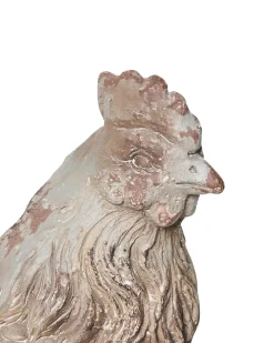 Set di 2 statue da giardino SPECCHIA Gallo Beige
