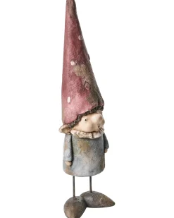 Set di 2 statue da giardino GREVA Gnomo Multicolore