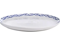 Set di 24 stoviglie AMCHUR Porcellana Bianco/Blu