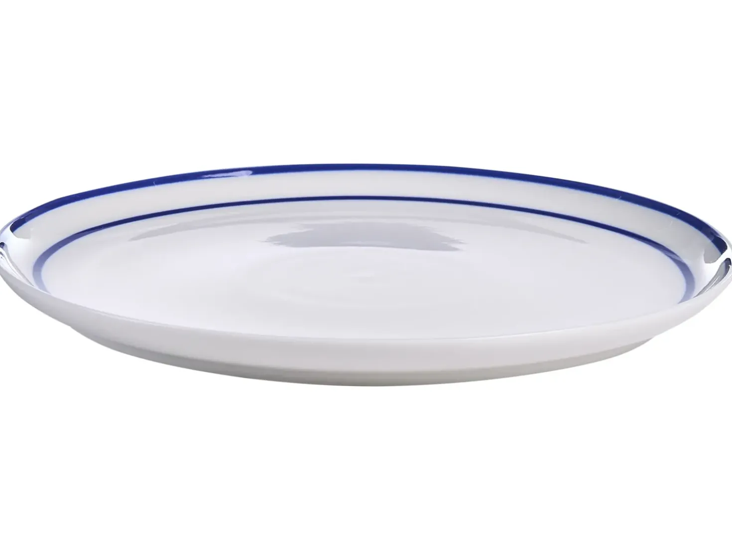 Set di 24 stoviglie AMCHUR Porcellana Bianco/Blu