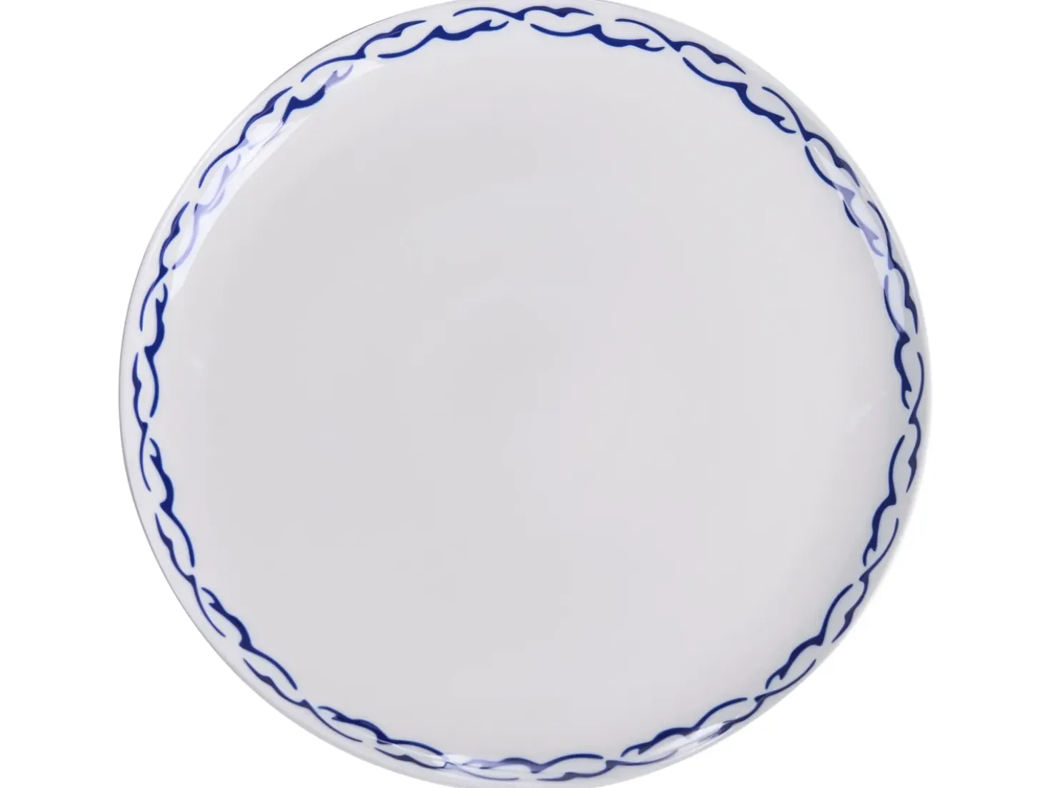 Set di 24 stoviglie AMCHUR Porcellana Bianco/Blu